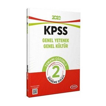 2023 KPSS Genel Yetenek Genel Kültür Tamamı Çözümlü 2 Fasikül Deneme Sınavı - Data Yayınları