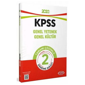 2023 KPSS Genel Yetenek Genel Kültür Tamamı Çözümlü 2 Fasikül Deneme Sınavı - Data Yayınları