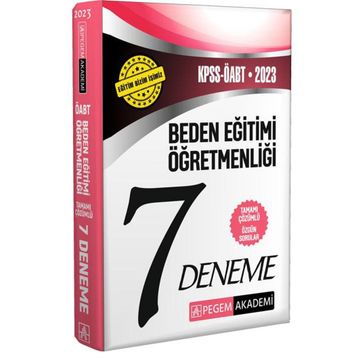 2023 Kpss Öabt Beden Eğitimi Öğretmenliği 7 Deneme