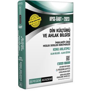 2023 Kpss Öabt Din Kültürü ve Ahlak Bilgisi İmam Hatip Lisesi Meslek Lisesi Konu Anlatımlı