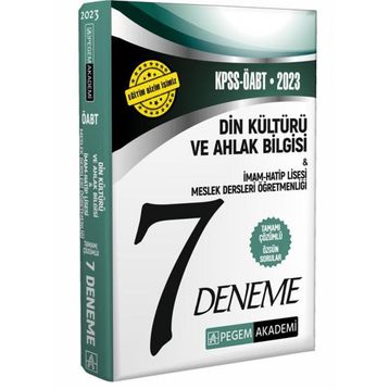 2023 Kpss Öabt Din Kültürü ve İmamhatip Lisesi Öğretmenliği 7 Deneme