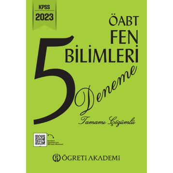 2023 Kpss Öabt Fen Bilimleri 5 Deneme