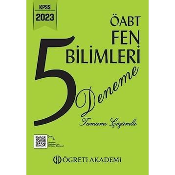 2023 Kpss Öabt Fen Bilimleri 5 Deneme