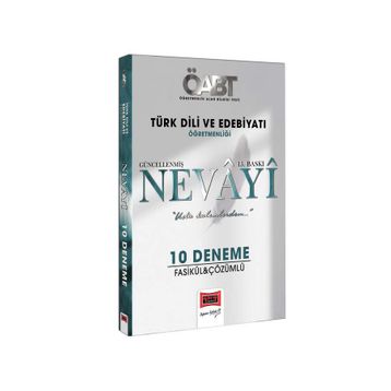 2023 KPSS ÖABT Nevayi Türk Dili ve Edebiyatı 10 Fasikül Deneme Tamamı Çözümlü - Yargı Yayınları