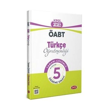 2023 KPSS ÖABT Türkçe Öğretmenliği Tamamı Çözümlü 5 Deneme Data Yayınları