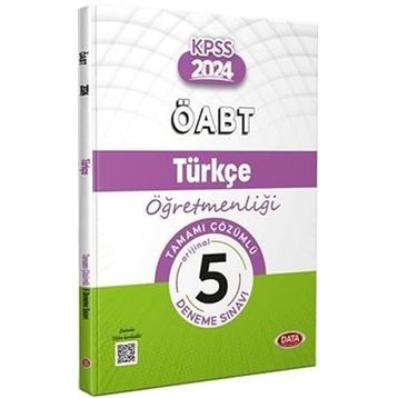 2023 KPSS ÖABT Türkçe Öğretmenliği Tamamı Çözümlü 5 Deneme Data Yayınları