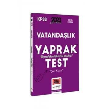 2023 Kpss Vatandaşlık Çek Kopart Yaprak Test