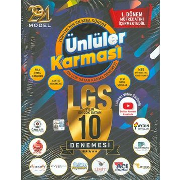 2023 LGS 10 Farklı Yayın 10 Farklı Deneme Ünlüler Karması