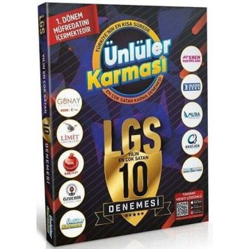 2023 LGS 10 Farklı Yayın 10 Farklı Deneme Ünlüler Karması