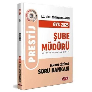 2023 Milli Eğitim Bakanlığı Şube Müdürlüğü Tamamı Çözümlü GYS Soru Bankası - Data Yayınları