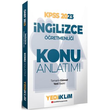 2023 ÖABT İngilizce Öğretmenliği Konu Anlatımı - Yediiklim Yayınları