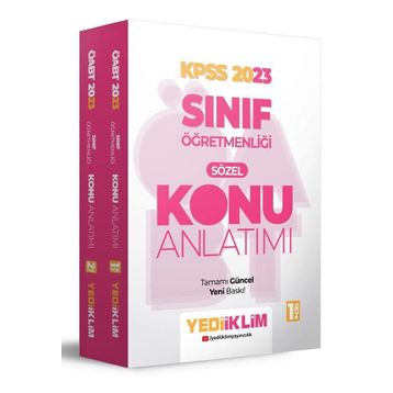 2023 ÖABT Sınıf Öğretmenliği Konu Anlatımlı Modüler Set - Yediiklim Yayınları