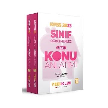 2023 ÖABT Sınıf Öğretmenliği Konu Anlatımlı Modüler Set - Yediiklim Yayınları