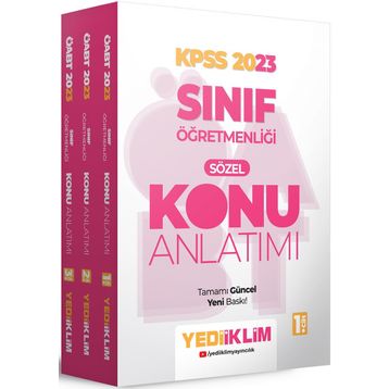 2023 ÖABT Sınıf Öğretmenliği Konu Anlatımlı Modüler Set - Yediiklim Yayınları