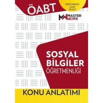 2023 ÖABT Sosyal Bilgiler Öğretmenliği 5 Deneme MasterWork Yayınları