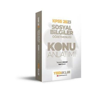 2023 ÖABT Sosyal Bilgiler Öğretmenliği Konu Anlatımı - Yediiklim Yayınları