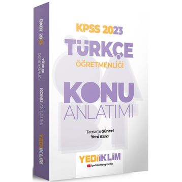 2023 ÖABT Türkçe Öğretmenliği Konu Anlatımı - Yediiklim Yayınları
