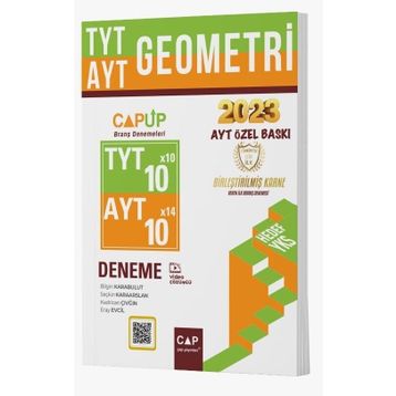 2023 Özel Baskı TYT AYT Geometri Deneme - Çap Yayınları