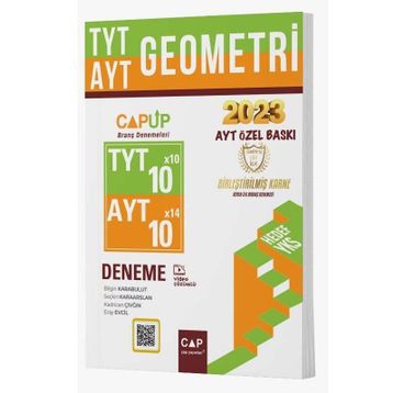 2023 Özel Baskı TYT AYT Geometri Deneme - Çap Yayınları