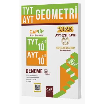 2023 Özel Baskı TYT AYT Geometri Deneme - Çap Yayınları