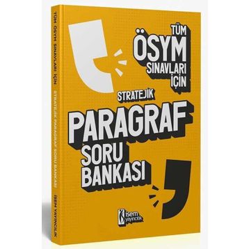 2023 Tüm ÖSYM Sınavları İçin Stratejik Paragraf Soru Bankası - İsem Yayınları