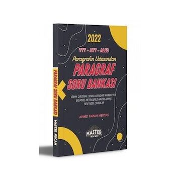 2023 TYT AYT ALES KPSS Paragraf Soru Bankası Master Hocam Serisi Benim Hocam Yayınları