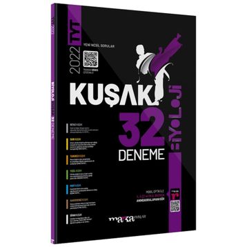 2023 TYT Biyoloji 32 Kuşak Deneme Tamamı Video Çözümlü Marka Yayınları