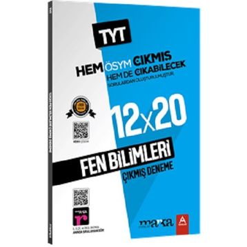 2023 TYT Fen Bilimleri ÖSYM Çıkmış ve Çıkabilecek Sorulardan Oluşturulmuş 12 Deneme Sınavı Tamamı Video Çözümlü Marka Yayınları