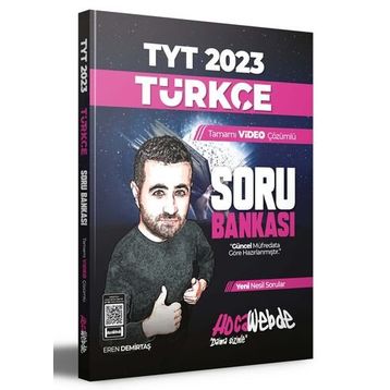 2023 TYT Türkçe Tamamı Video Çözümlü Soru Bankası Hoca Webde Yayınları