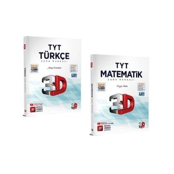 2024 3D Yayınları Tyt Türkçe ve Matematik Soru Bankasi Seti