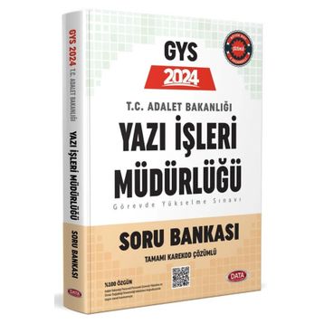2024 Adalet Bakanlığı Yazı İşleri Müdürlüğü GYS Soru Bankası - Data Yayınları