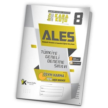 2024 ALES ÖSYM Arşivi Karma Kara Kutu Çıkmış Soru Türkiye Geneli D. Çözümlü Deneme 10/8. Kitapçık - İnformal Yayınları