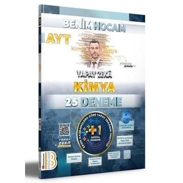 2024 AYT Yapay Zeka Kimya 25 Deneme Benim Hocam Yayınları