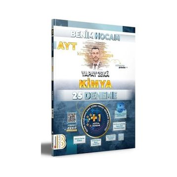 2024 AYT Yapay Zeka Kimya 25 Deneme Benim Hocam Yayınları