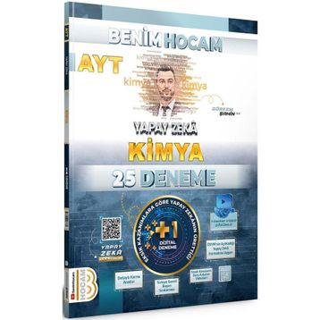 2024 AYT Yapay Zeka Kimya 25 Deneme Benim Hocam Yayınları