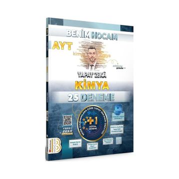 2024 AYT Yapay Zeka Kimya 25 Deneme Benim Hocam Yayınları