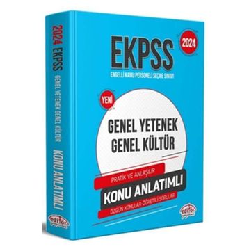 2024 Ekpss Genel Kültür Genel Yetenek Konu Anlatımlı - Editör Yayınları