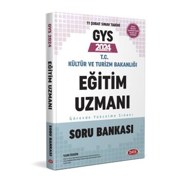2024 GYS Kültür ve Turizm Bakanlığı Eğitim Uzmanı GYS Soru Bankası Data Yayınları