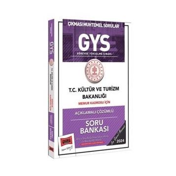 2024 Gys Kültür Ve Turizm Bakanlığı Memur Kadrosu İçin Açıklamalı Çözümlü Soru Bankası - Yargı Yayınları