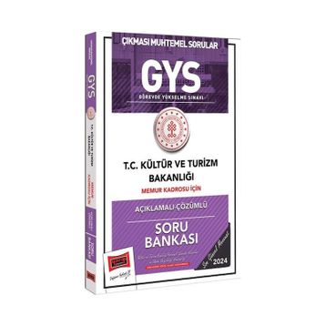2024 Gys Kültür Ve Turizm Bakanlığı Memur Kadrosu İçin Açıklamalı Çözümlü Soru Bankası - Yargı Yayınları