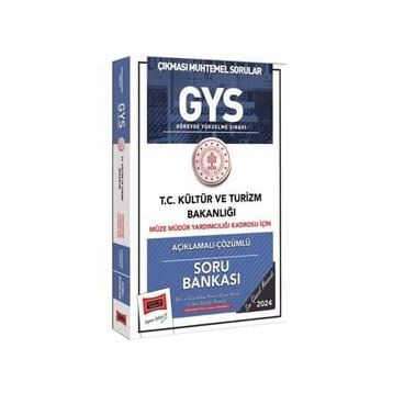 2024 Gys Kültür Ve Turizm Bakanlığı Müze Müdür Yardımcılığı Kadrosu İçin Açıklamalı Çözümlü Soru Bankası - Yargı Yayınları