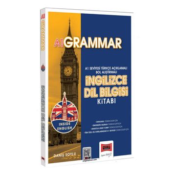 2024 Inside English A1 Grammar İngilizce Dil Bilgisi Kitabı Yargı Yayınları