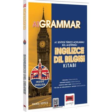 2024 Inside English A1 Grammar İngilizce Dil Bilgisi Kitabı Yargı Yayınları