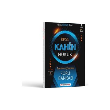 2024 KPSS A Grubu Kahin Hukuk Tamamı Çözümlü Soru Bankası Dijital Hoca Akademi Yayınları
