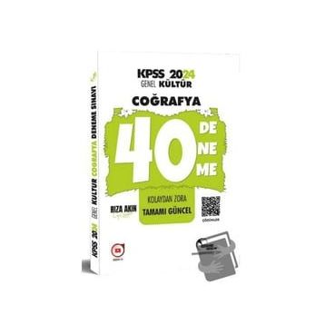 2024 KPSS Coğrafya 40 Deneme Sınavı - Doktrin Yayınları