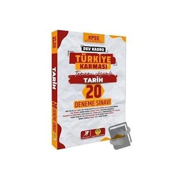 2024 KPSS Dev Kadro Türkiye Karması Tarih 20 Deneme - Tasarı Eğitim Yayınları