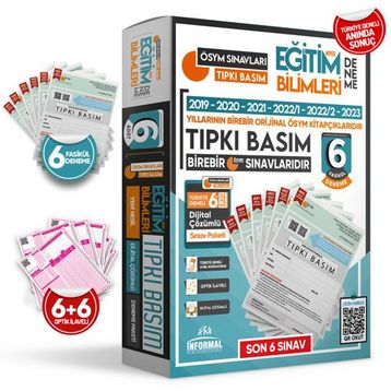 2024 KPSS Eğitim Bilimleri 12'li ÖSYM Tıpkı Basım Çıkmış Soru Türkiye Geneli Dijital Çözümlü Paket Deneme - İnformal Yayınları