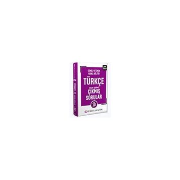 2024 KPSS Genel Yetenek Genel Kültür Türkçe Tamamı Çözümlü Çıkmış Sorular - Öğreti Yayınları