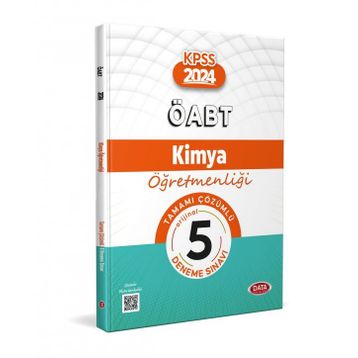 2024 KPSS ÖABT Kimya Öğretmenliği Tamamı Çözümlü 5 Deneme Sınavı - Data Yayınları