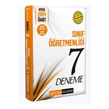 2024 KPSS ÖABT Sınıf Öğretmenliği Tamamı Çözümlü 7 Deneme - Pegem Akademi